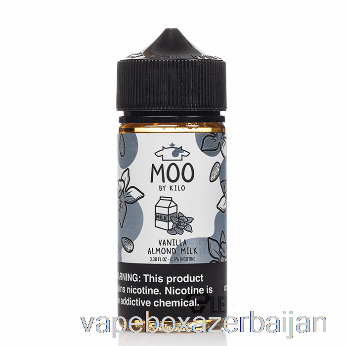 Vape Box Azerbaijan Vanilla Almond Milk - MOO E-Liquids - 100mL 6mg